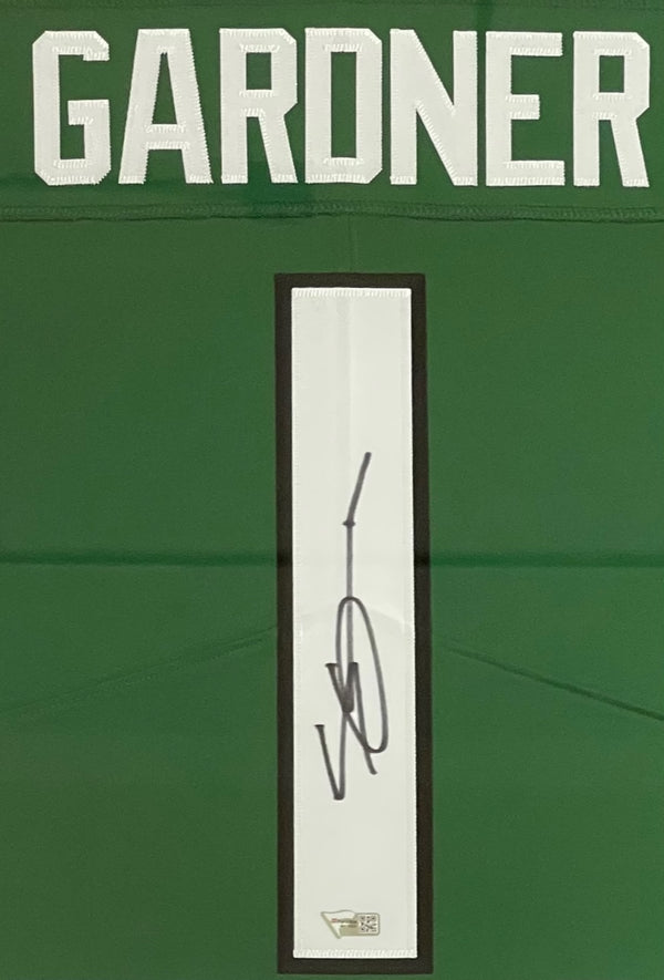 Sauce Gardner Autographed Custom NY Jets White Jersey (Beckett)