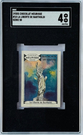 1930s Chocolat Meurisse #10 La Liberte De Bartholdi Serie 50 SGC 4