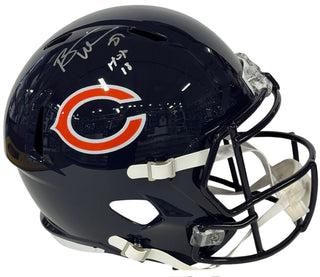 Brian Urlacher Autographed Chicago Bears Speed Full Size Replica Helmet (JSA)