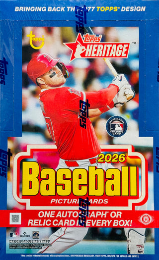 2026 Topps Heritage Baseball Hobby Box