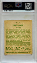Max Baer 1933 Sport Kings Card #44 (PSA 2)
