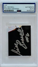 Bill Russell Autographed Cut Signature PSA Certified