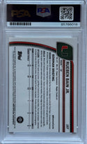 Rueben Bain Jr 2024 Bowman Chrome U Autographed Miami Hurricanes Card #57 (PSA)