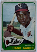 Hank Aaron 1965 Topps Baseball Card #170