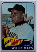 Willie Mays 1965 Topps Baseball Card #250