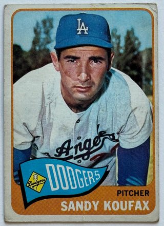Sandy Koufax 1965 Topps Baseball Card #300