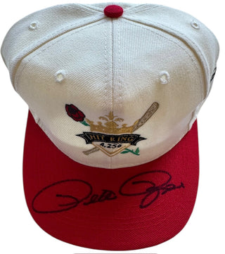 Pete Rose Autographed Hit King 4256 Otta Cap