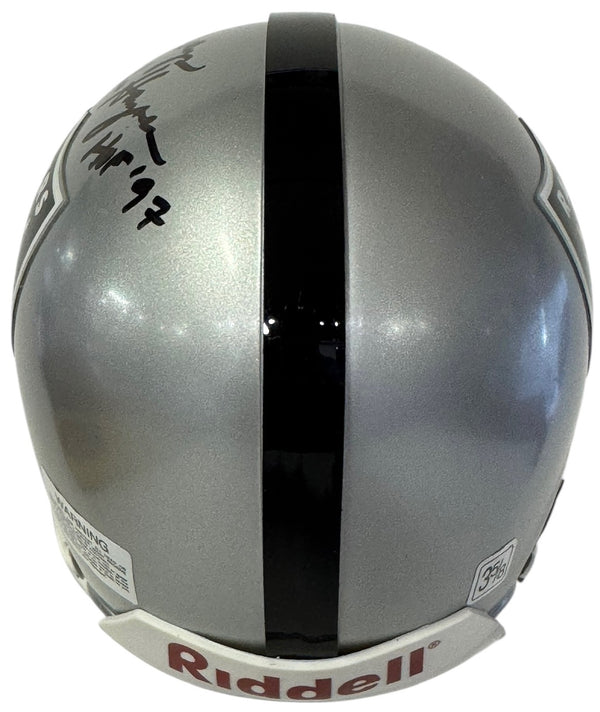 Mike Haynes Autographed Oakland Raiders Mini Helmet