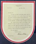 Woodrow Wilson Autographed 6'x8' Princeton University Letter (JSA)