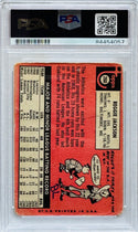 Reggie Jackson 1969 Topps Autographed Rookie Card #260 PSA