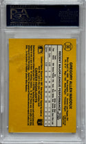 Greg Maddux 1987 Donruss Autographed Rookie Card #36 (PSA)