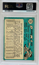 Denny McLain "Cy 68/69" "ERA 1.96" "K:280" Autographed 1965 Topps Rookie Card (PSA)