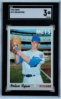Nolan Ryan 1970 Topps #712 SGC 3 Card