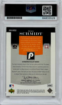 Mike Schmidt 2006 Autographed Upper Deck Epic Materials Jersey Card #75/185 (PSA)