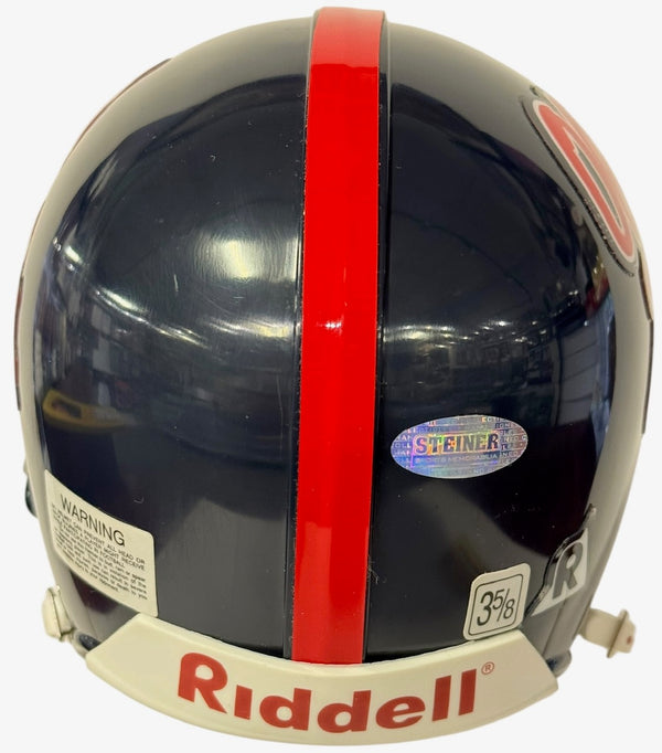 Eli Manning Autographed Ole Miss Mini Helmet (Steiner)