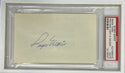 Roger Maris Autographed framed 3x5 Index Card (PSA)