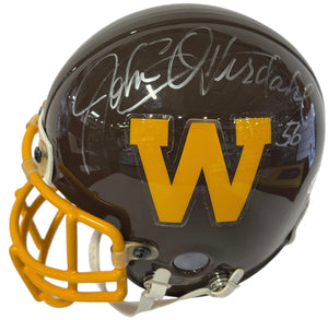 John Offerdahl Autographed Western Michigan University Mini Helmet (JSA)