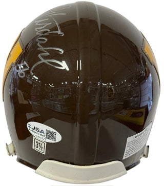 John Offerdahl Autographed Western Michigan University Mini Helmet (JSA)