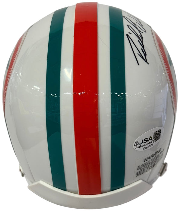 Richmond Webb & Keith Sims Autographed Miami Dolphins Mini Helmet (JSA)