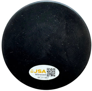 Brady Tkachuk Signed Team USA Hockey Logo Puck (JSA Witness)