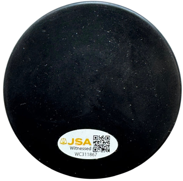 Brady Tkachuk Signed Team USA Hockey Logo Puck (JSA Witness)