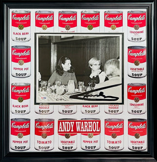 Andy Warhol Autographed Framed 8x10 Studio Photo (PSA)