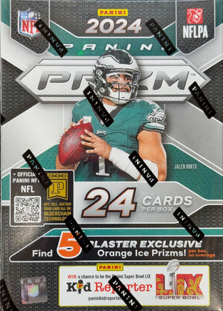 2024 Panini Prizm NFL Hobby Blaster Box (Orange Ice Prizms!)