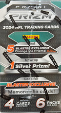 2024 Panini Prizm NFL Hobby Blaster Box (Orange Ice Prizms!)