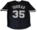 Frank Thomas Autographed White Sox Custom Jersey (JSA Witness)