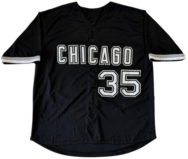 Frank Thomas Autographed White Sox Custom Jersey (JSA Witness)
