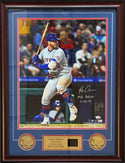 Pete Alonso Autographed 16x20 Baseball Framed Photo (MLB & Fanatics)