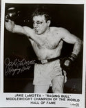 Jake LaMotta Autographed 8x10 Boxing Photo (JSA)