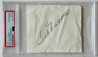 Ted Williams Autographed Cut Signature PSA Slabbed