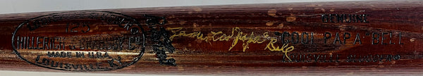 James Cool Papa Bell Autographed Louisville Slugger Bat (JSA)