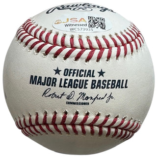 Fred Lynn Autographed Official Major League Baseball (JSA Witness)