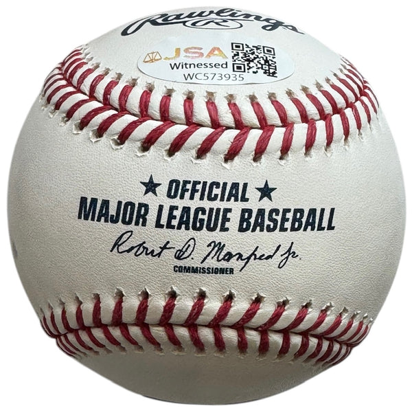 Fred Lynn Autographed Official Major League Baseball (JSA Witness)