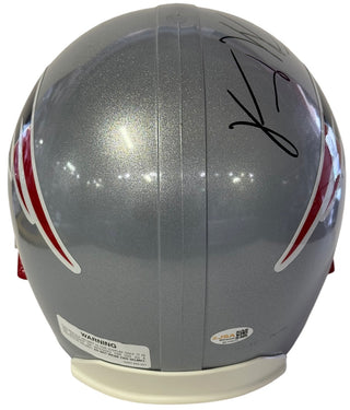 Vince Wilfork Autographed New England Patriots Full Size Replica Helmet (JSA Witness)