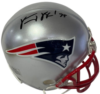 Vince Wilfork Autographed New England Patriots Mini Helmet (JSA Witness)