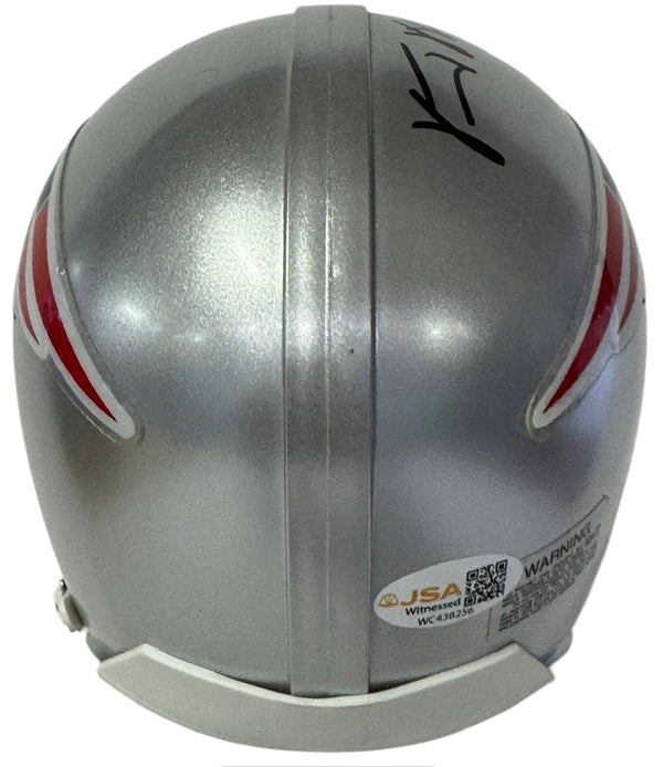 Vince Wilfork Autographed New England Patriots Mini Helmet (JSA Witness)