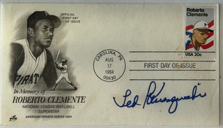 Ted Kluszewski Autographed Cachet First Day Cover August 17 1984 (PSA)