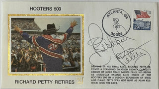 Richard Petty Autographed Cachet First Day Cover Nov 15 1992 (JSA)