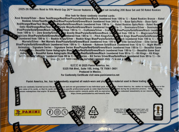 2025-26 Panini Donruss Soccer Hobby Boxes