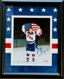 Matthew Tkachuk Autographed 8x10 Olympics Team USA (JSA Witness)
