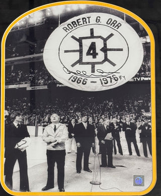 Bobby Orr Autographed Bruins 16x20 Framed Hockey Photo