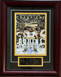 Tim Thomas Autographed Bruins 15x19 Framed Sports Illustrated Magazine (JSA)