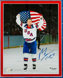 Matthew Tkachuk Autographed 8x10 Olympics Team USA (JSA Witness)