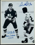 Terry O'Reilly & Paul Stewart Autographed Bruins 8x10 Framed Hockey Photo (JSA)