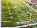 Rob Gronkowski Autographed Patriots 24 x 31 Framed Canvas Photo (JSA)
