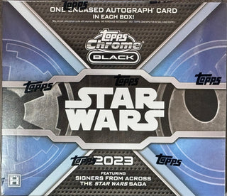 2023 Star Wars Topps Chrome Black Hobby Box