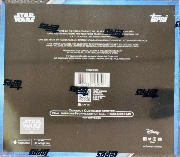 2023 Star Wars Topps Chrome Black Hobby Box